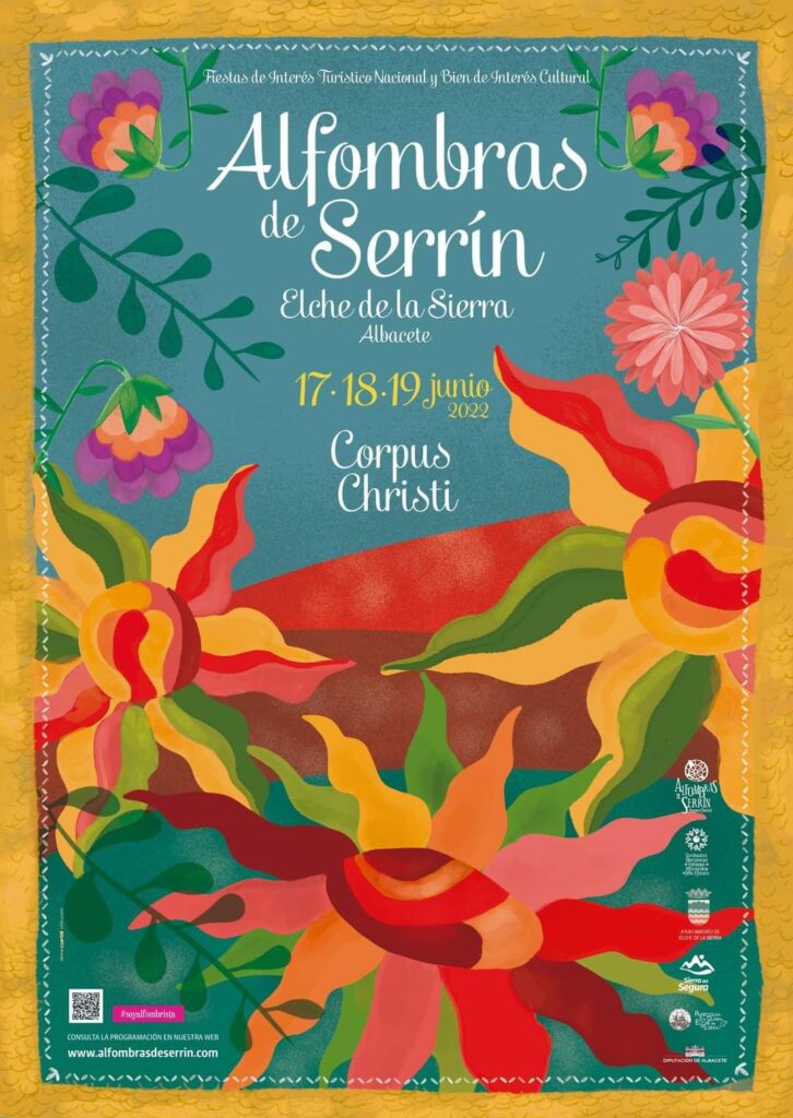 Alfombras de Serrín en Elche de la Sierra 2022