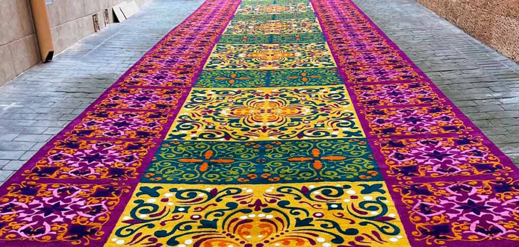 60 aniversario de las alfombras de Elche de la Sierra