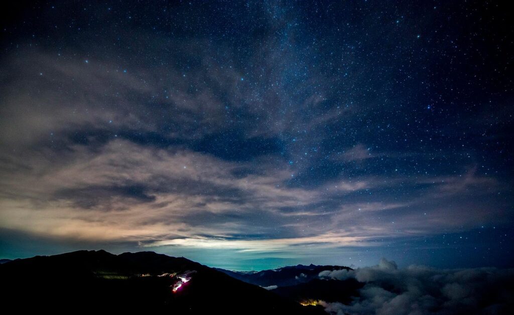 Observación de estrellas en la Sierra del Segura